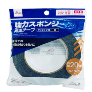 強力スポンジ両面テープ クッション材黒