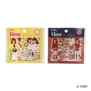 ミニシートシール ３シート リカちゃん レトロポップ