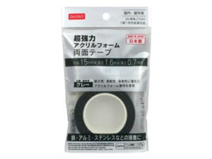 超強力アクリルフォーム両面テープ耐熱用