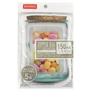 底マチジップバッグ（１５０ｍｌ、５枚） ダイソー(DAISO)