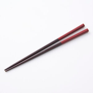 若狭塗箸 塗分 赤（食洗機対応）２１ｃｍ