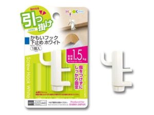 かもいフック下止めホワイト