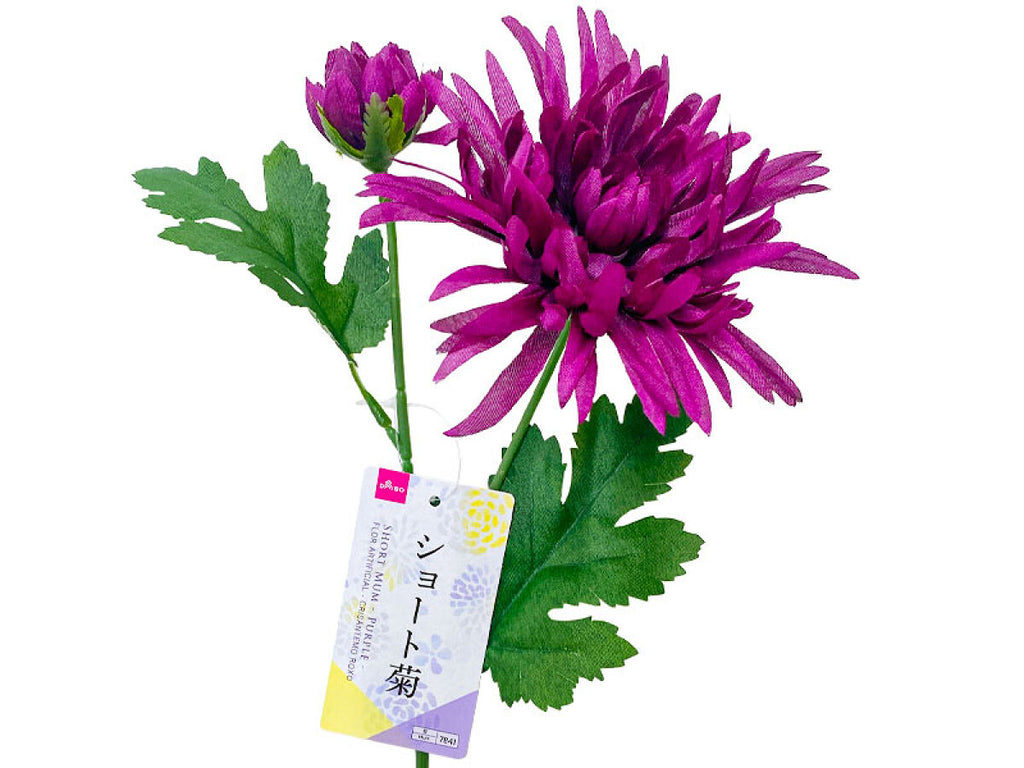 ショート菊（パープル） ダイソー(DAISO)
