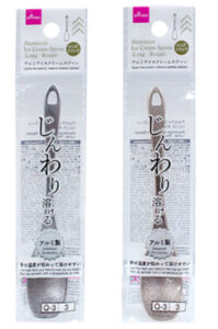 アルミアイスクリームスプーン（ロング、ラウンド）