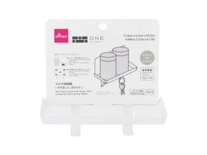 マルチ収納棚（マグネット、ホワイト） ダイソー(DAISO)