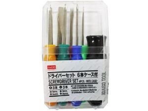 ドライバーセット６本 ケース付 ダイソー(DAISO)