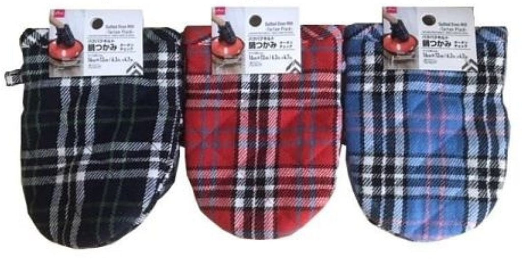 パクパクキルト鍋つかみ（タータンチェック） ダイソー(DAISO)
