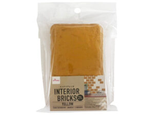 インテリアレンガ（イエロー、２個） ダイソー(DAISO)