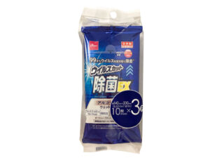 ウイルスカット除菌ＥＸウェット（ポケット、１０枚、３パック） ダイソー(DAISO)
