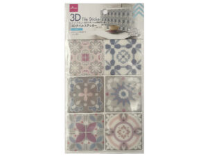 ３Ｄタイルステッカー（ブルー） ダイソー(DAISO)