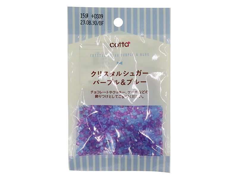 ドウシシャ クリスタルシュガー パープル＆ブルー １５ｇ