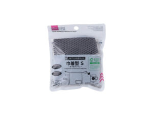 旅する洗濯ネット（ダブルメッシュ、巾着型、ＧＹ） ダイソー(DAISO)