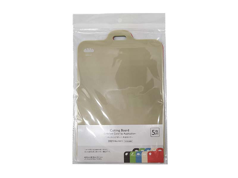 カッティングボード（用途別カラー、５枚） ダイソー(DAISO)