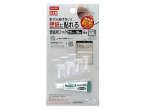 壁紙用フック ４個