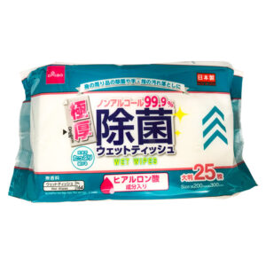 ノンアルコールウェットティッシュ（極厚大判、２５枚） ダイソー(DAISO)