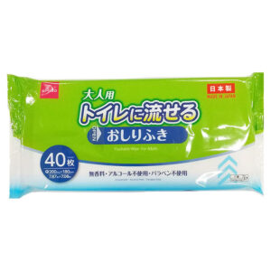 流せるおしりふき（大人用、４０枚） ダイソー(DAISO)