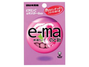 ＵＨＡピピン イーマのど飴小袋グレープ ２８ｇ