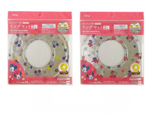 ガスコンロ用リングマット、２枚（ミッキー＆ミニー） ダイソー(DAISO)