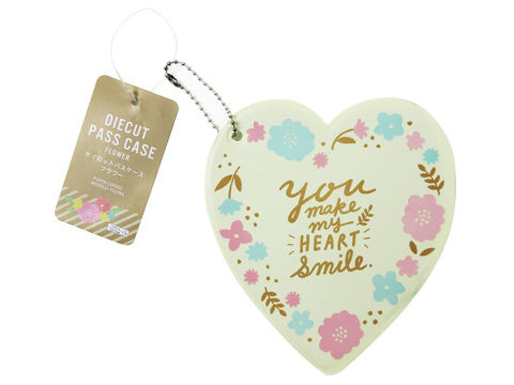ダイカットパスケース（ＰＧＳ、フラワー） ダイソー(DAISO)