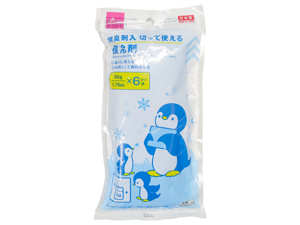 消臭剤入 切って使える保冷剤（６個）