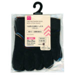 綿入つま先５本指ソックス（ブラック）