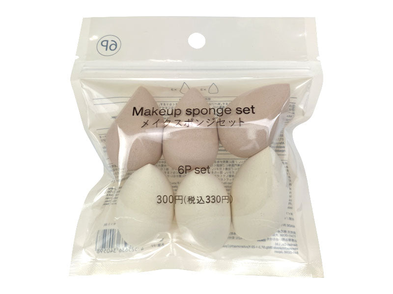 メイクスポンジ６ＰセットＢＥ ダイソー(DAISO)