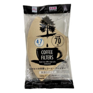 コーヒーフィルター ４－７杯用 無漂白タイプ ７０枚
