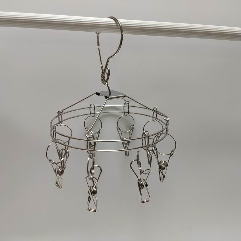 ステンレスハンガー（８ピンチ、丸型） ダイソー(DAISO)