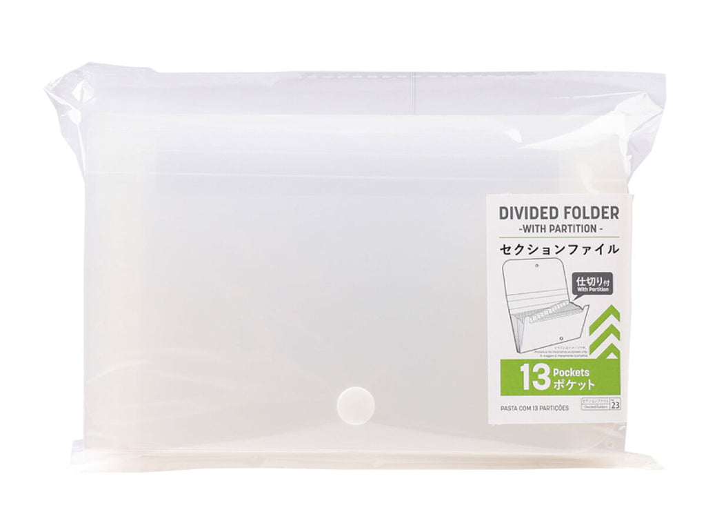 セクションファイル（仕切り付、１３ポケット） ダイソー(DAISO)