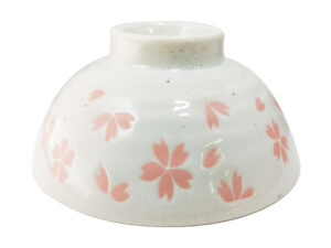 美濃焼 茶碗 桜吹雪 白