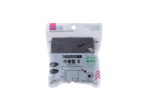 旅する洗濯ネット（ダブルメッシュ、巾着型、ＢＫＮＶ） ダイソー(DAISO)