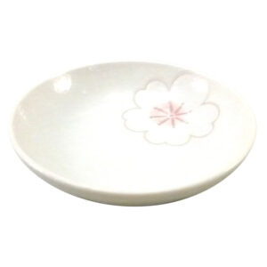 美濃焼 小皿 粉引桜