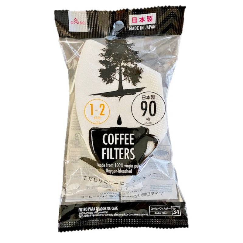 コーヒーフィルター １－２杯用 漂白タイプ ９０枚