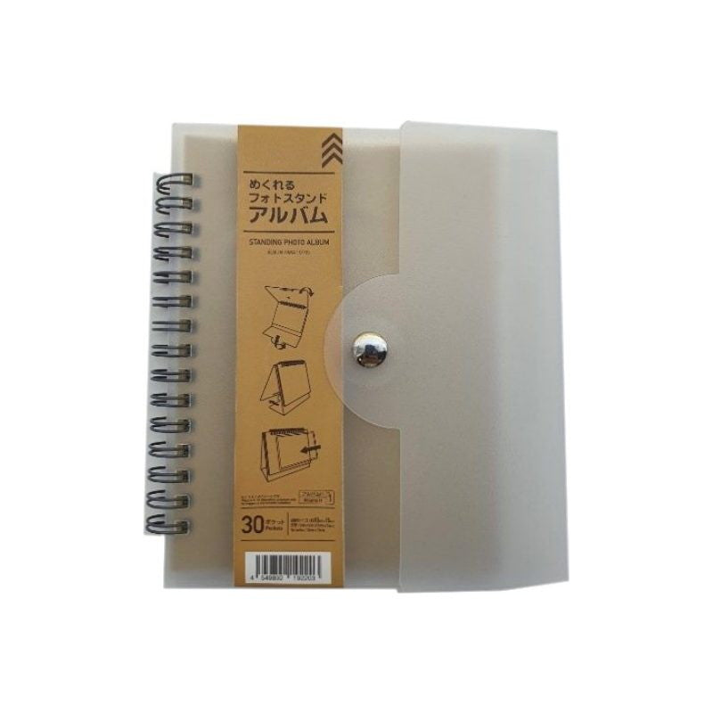 めくれるフォトスタンドにもなるアルバム ３０Ｐ ダイソー(DAISO)