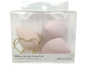 メイクスポンジアンドスタンドセット ＰＫ ダイソー(DAISO)