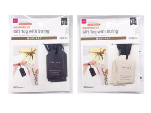 紐付ギフトタグ（シンプル、１２枚） ダイソー(DAISO)