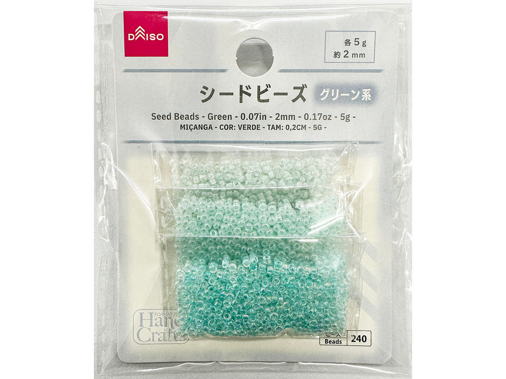 シードビーズ（グリーン系）