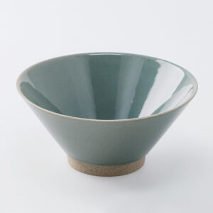 カコミ 茶碗 鶯色