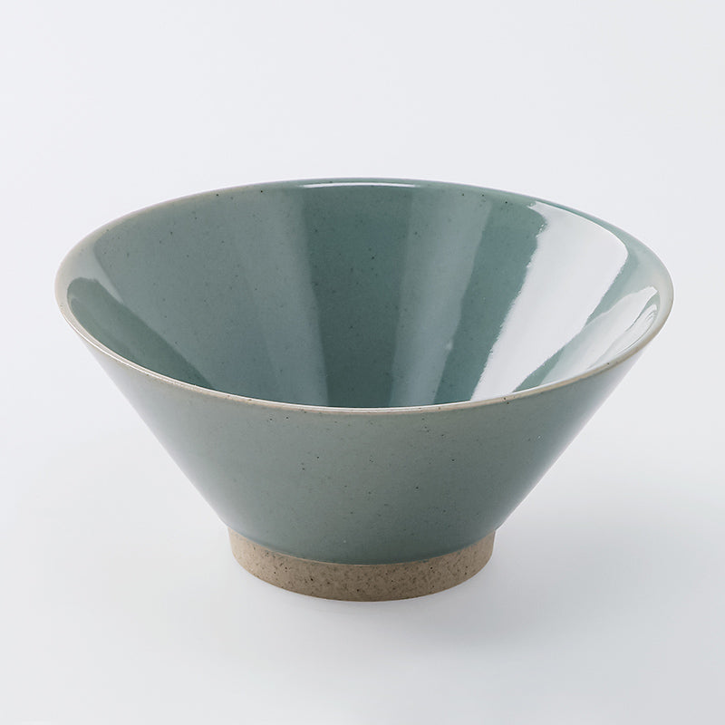 カコミ 茶碗 鶯色