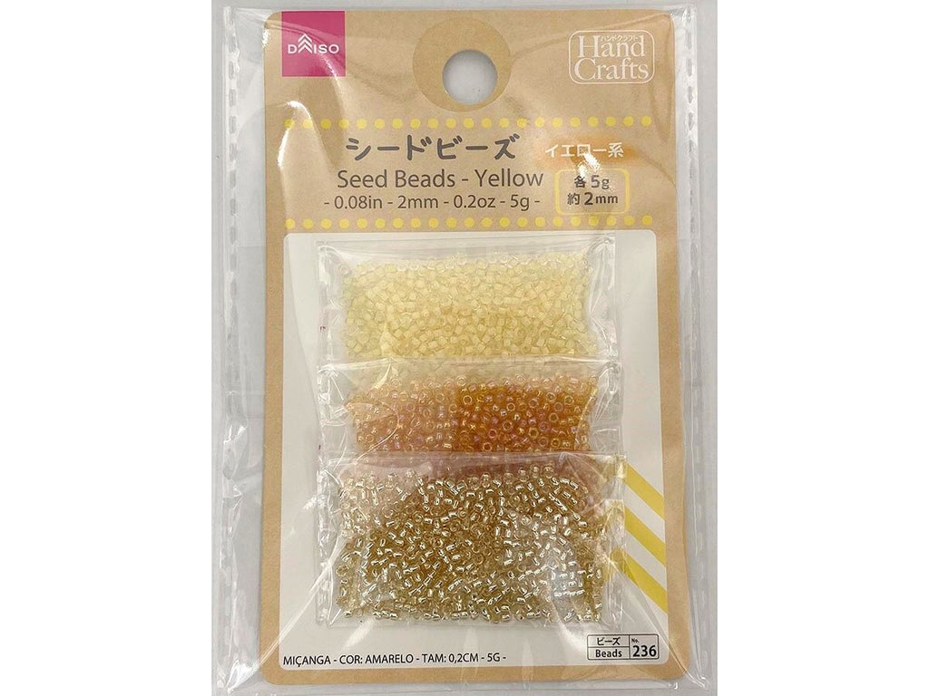 シードビーズ（イエロー系）