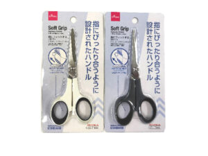 指にフィットする文具ハサミ（ソフトハンドル）