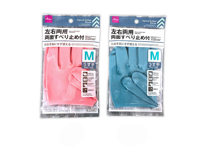 ゴム手袋（両面すべり止め付、抗菌防臭、Ｍ） ダイソー(DAISO)