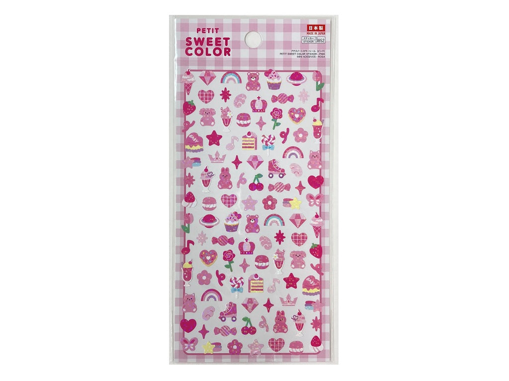 プチスイートカラーシール（ピンク） ダイソー(DAISO)