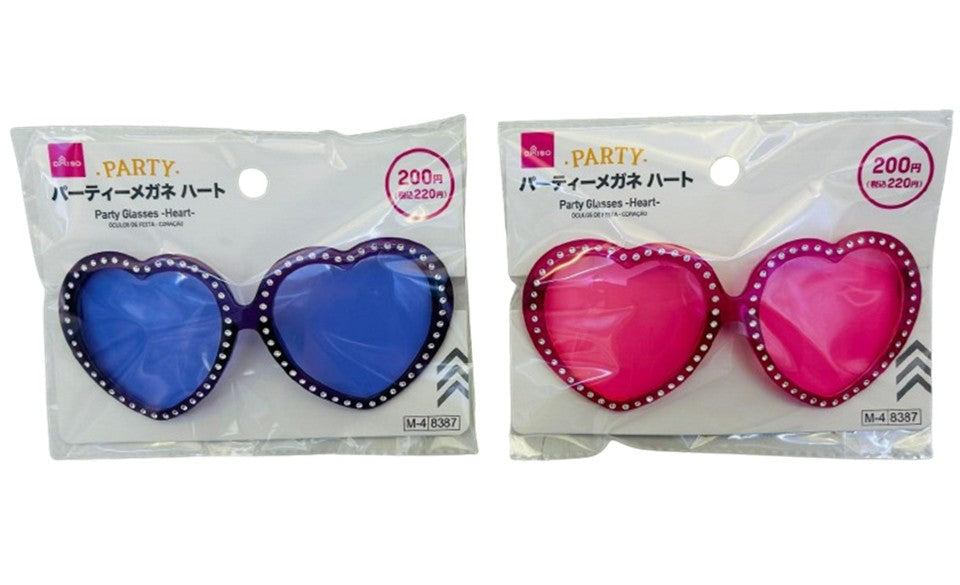 パーティーメガネ（ハート） ダイソー(DAISO)