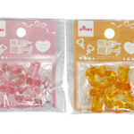 鍵パーツ（推しカラー、ピンク・オレンジ、２個） ダイソー(DAISO)