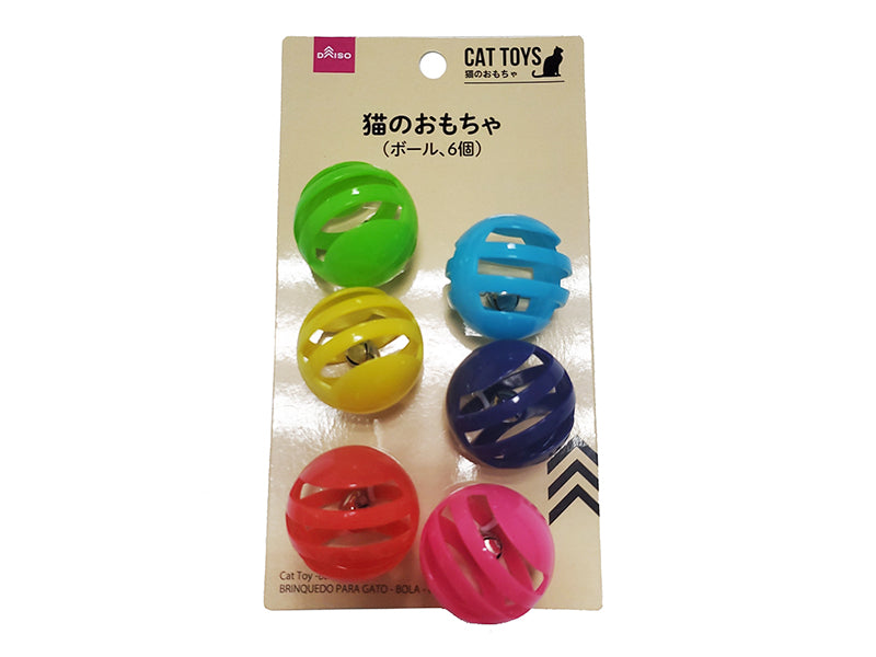猫玩具（ボール、６個） ダイソー(DAISO)