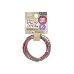 シリコーンリングゴム（カラフル、６個） ダイソー(DAISO)