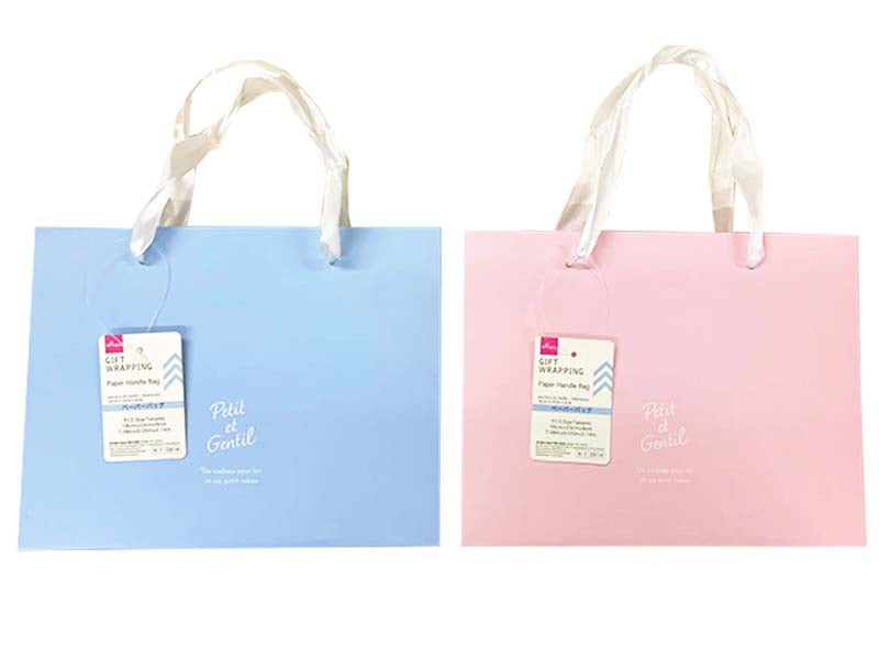 ペーパーバッグ（フェミニン、１８ｃｍ×２３ｃｍ×８ｃｍ） ダイソー(DAISO)