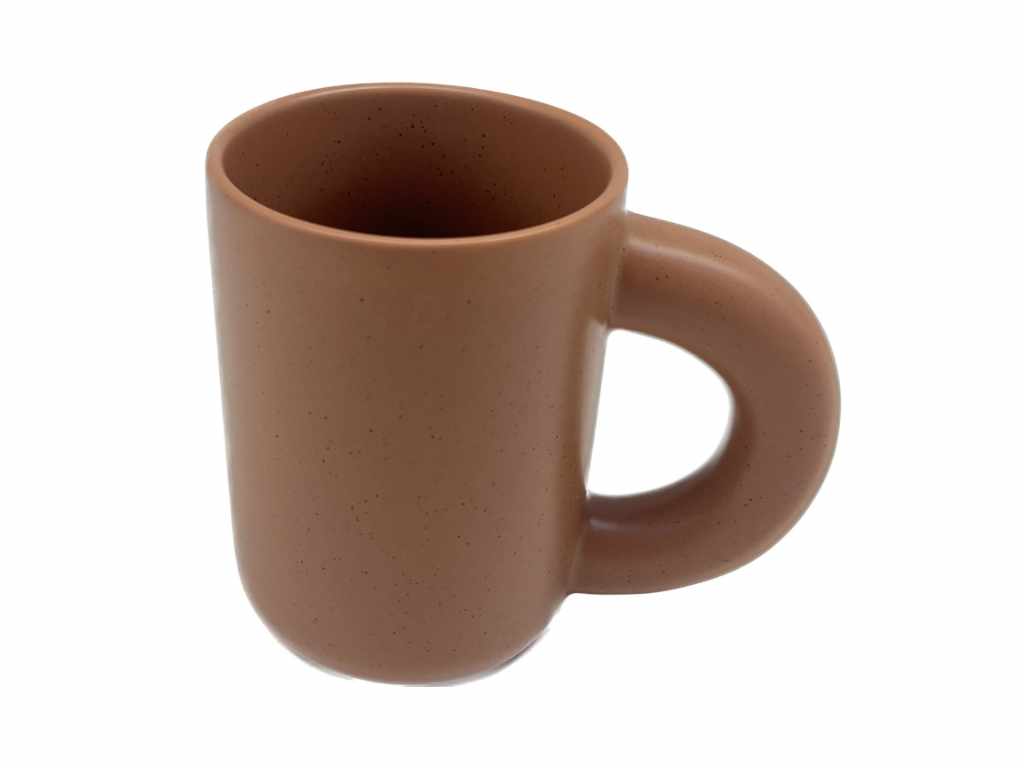 マグカップ（ぽってり、ＰＫ、３９０ｍＬ） ダイソー(DAISO)