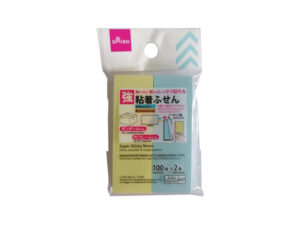 強粘着ふせん（青＋黄） ダイソー(DAISO)